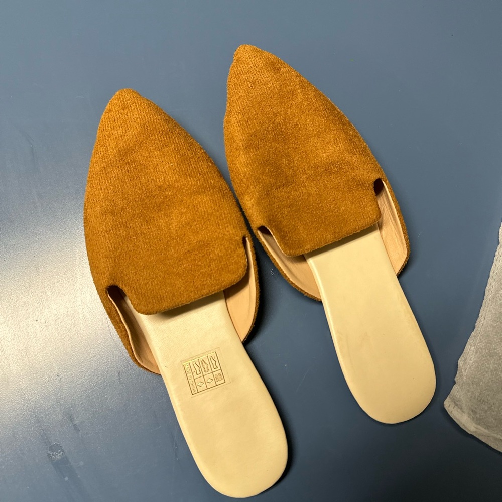 Elegant Mustard Slip-On Flats
